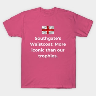 Euro 2024 - Southgate's Waistcoat More iconic than our trophies. Flag Iconic T-Shirt